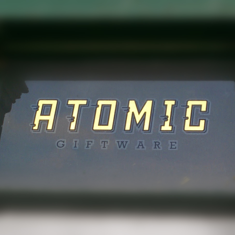 Gold Leaf Sign - Atomic Gifts