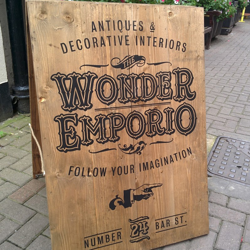 The Wonder Emporio Sandwich Board Scarborough