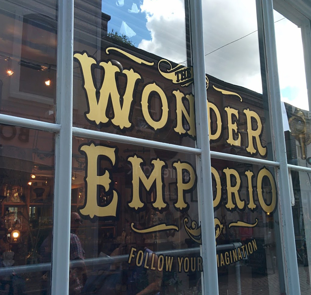 The Wonder Emporio Window Sign Scarborough
