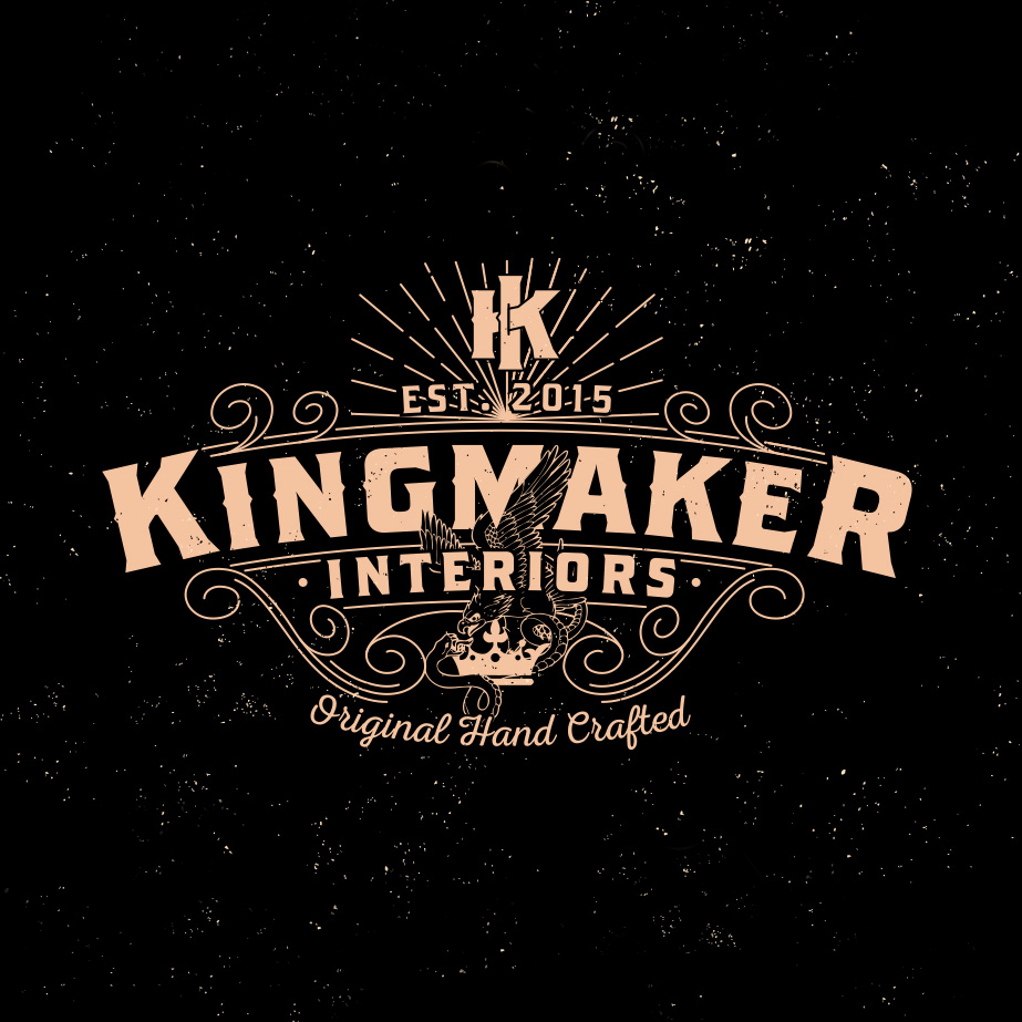 kingmaker interiors logo design 2 square