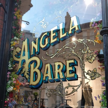 Gold Leaf sign York - Angela Bare