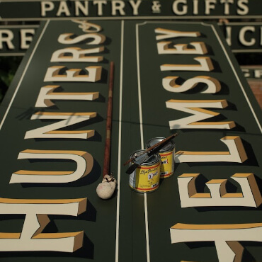 hand painted deli signs hunters of helmsley